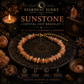 Sunstone Crystal Chip Bracelet